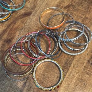Multicolor Bangle Set